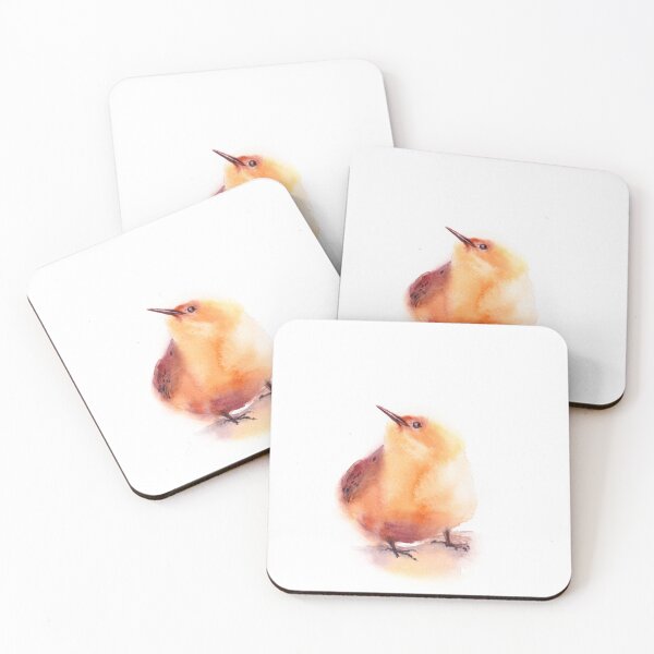 Item preview, Birdie Watercolor Painting designed and sold by CanotStop.