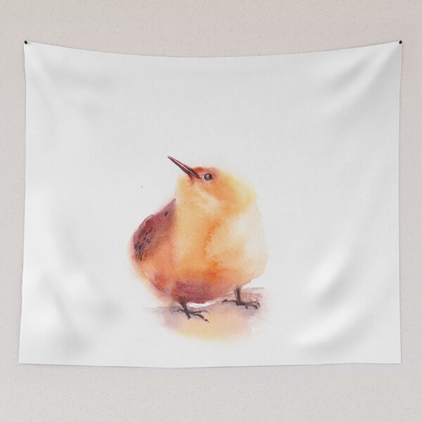 Item preview, Birdie Watercolor Painting designed and sold by CanotStop.
