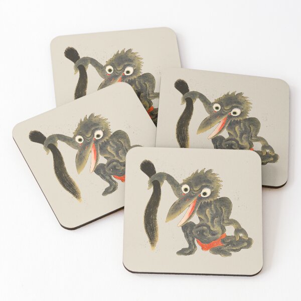 Item preview, Kami-kiri Japanese Scroll Bakemono Zukushi Yokai Monster  designed and sold by TackyTime.