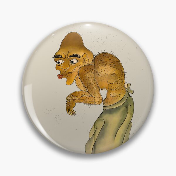 Item preview, Mi-no-kedachi Japanese Scroll Bakemono Zukushi Yokai Monster  designed and sold by TackyTime.