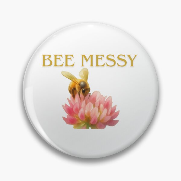 Item preview, Bee Messy — Bee & Clover Watercolor designed and sold by Feral Vibes.