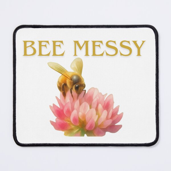 Item preview, Bee Messy — Bee & Clover Watercolor designed and sold by Feral Vibes.