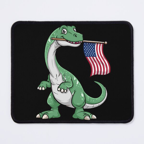 Item preview, Brontosaurus USA Flag Kids 4th Of July America Dinosaur designed and sold by DSWShirts.