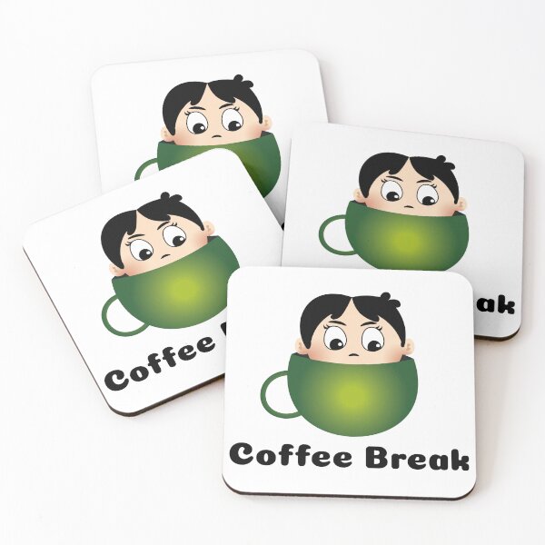 Item preview, Coffee Break | Cute Coffee Lover & Programmer Design designed and sold by Mammoths.