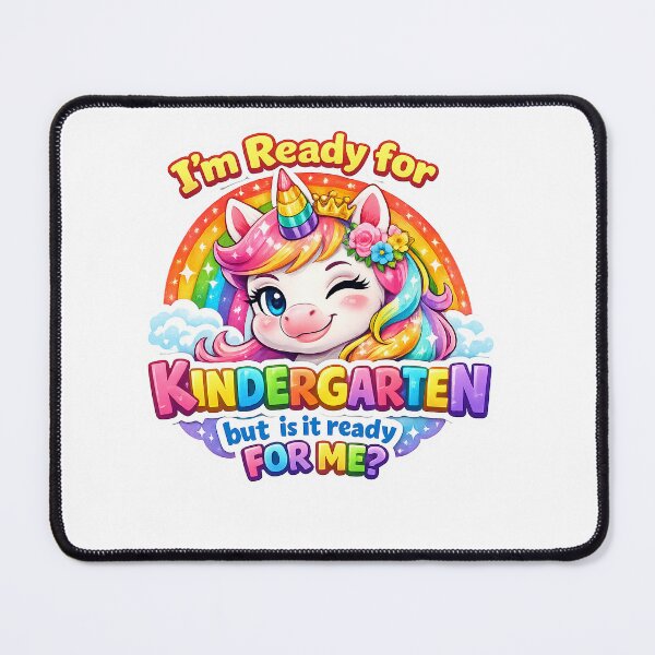 Item preview, I'm Ready for Kindergarten Unicorn First Day of School Girls designed and sold by clothesy7.