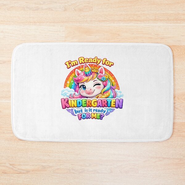 Item preview, I'm Ready for Kindergarten Unicorn First Day of School Girls designed and sold by clothesy7.