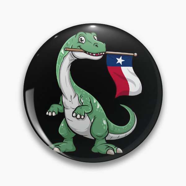 Item preview, Brontosaurus Texas Flag Kids Brachiosaurus Texan Dinosaur designed and sold by DSWShirts.