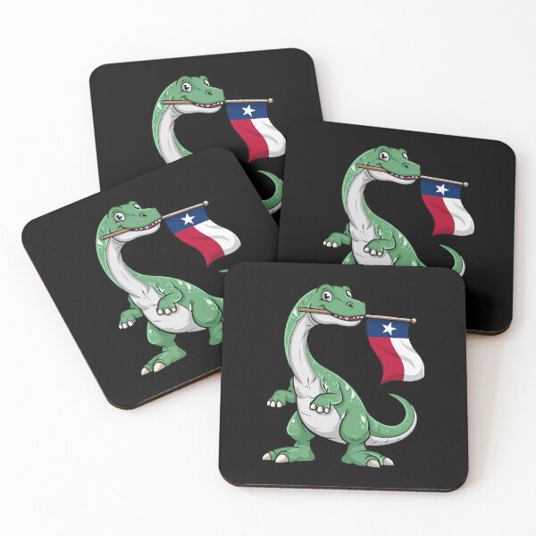 Item preview, Brontosaurus Texas Flag Kids Brachiosaurus Texan Dinosaur designed and sold by DSWShirts.