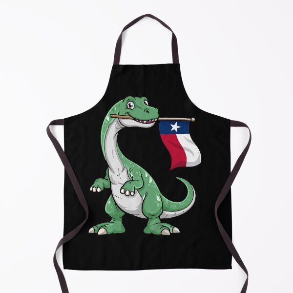 Artikelvorschau, Brontosaurus Texas-Flagge für Kinder, Brachiosaurus, Texanischer Dinosaurier entworfen und verkauft von DSWShirts.