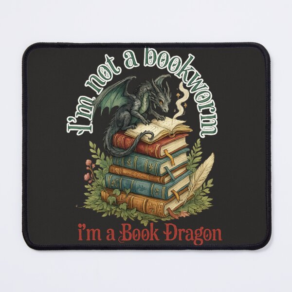 Item preview, Book Dragon - Funny Reading Lover Design designed and sold by DreamCloths12.
