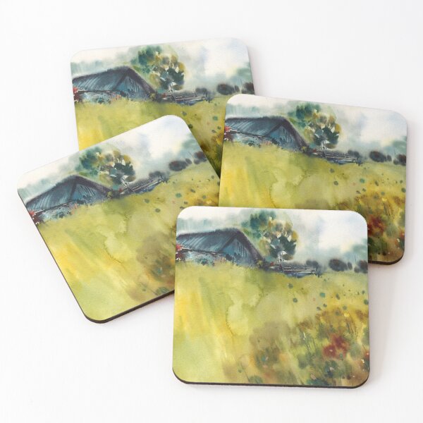 Item preview, Summer Landscape Watercolor Painting designed and sold by CanotStop.