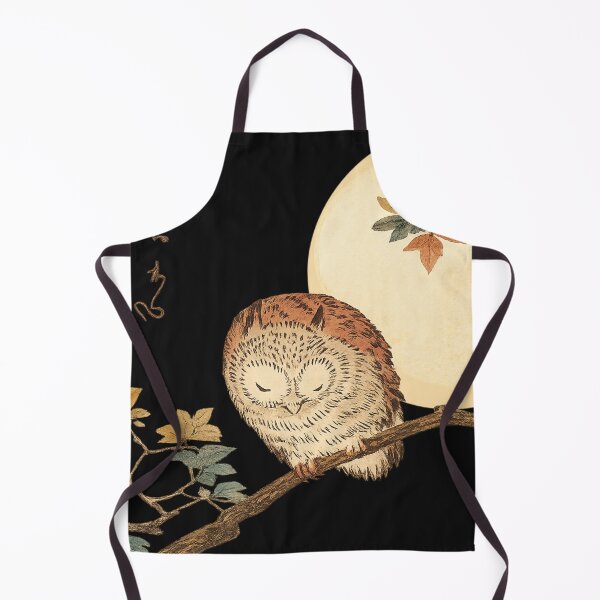 Item preview, Owl Wall Art Japanese Woodblock Sleeping Owl Nature Lovers designed and sold by RickE.