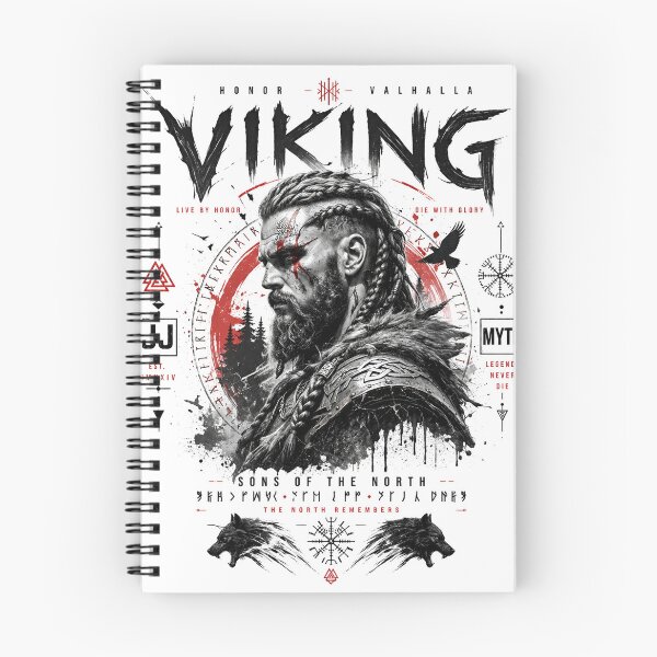Item preview, Viking Warrior Sons of the North Norse Streetwear Design designed and sold by RandomArtsByJo.