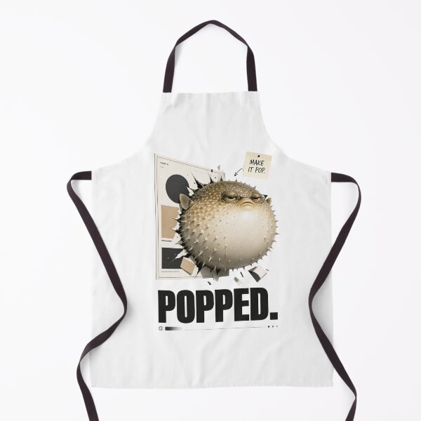 Item preview, Make It Pop Popped Funny Pufferfish Client Feedback Designer Humor designed and sold by Print Loft.