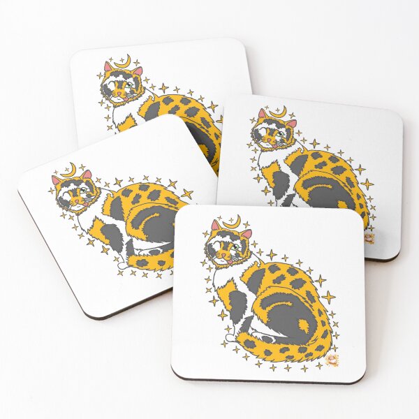 Item preview, Kitty Cat Starry Night designed and sold by Colmeia de Ideias.