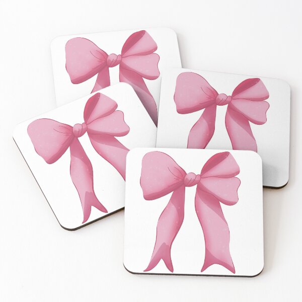 Item preview, Pretty Pink Coquette Ribbon Bow Dreamy Sparkle Illustration designed and sold by StoriesInGrain.