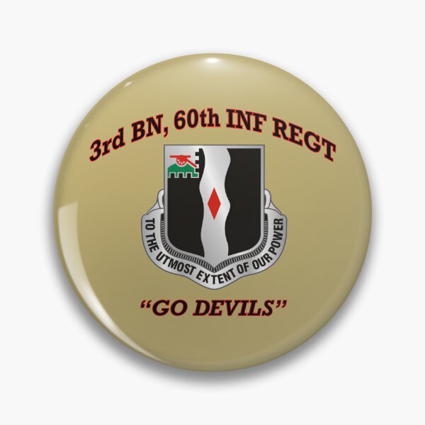 Item preview, 3/60 INFANTRY REGIMENT “GO DEVILS” designed and sold by Code7c.