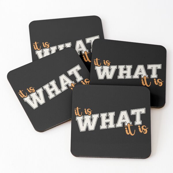 Item preview, It Is What It Is Typography Quote Design designed and sold by 1timelab.