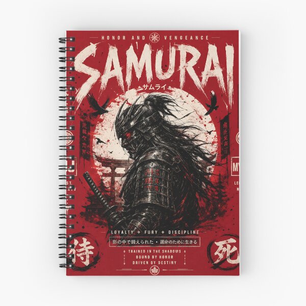 Item preview, Samurai Honor and Vengeance Japanese Warrior Streetwear Design designed and sold by RandomArtsByJo.