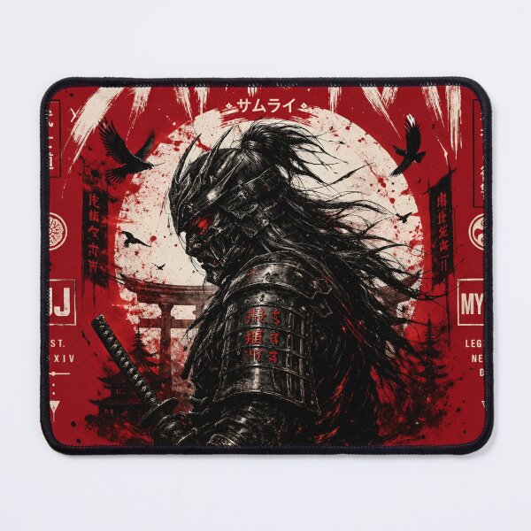 Item preview, Samurai Honor and Vengeance Japanese Warrior Streetwear Design designed and sold by RandomArtsByJo.