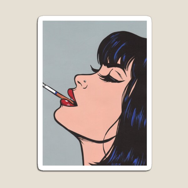 Item preview, Smoking Girl designed and sold by turddemon.