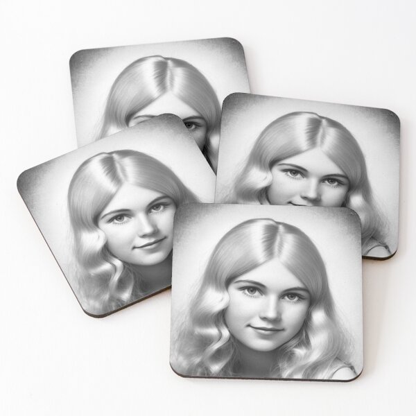Item preview, Beautiful girl in black and white with vintage photograph style designed and sold by RAISC.