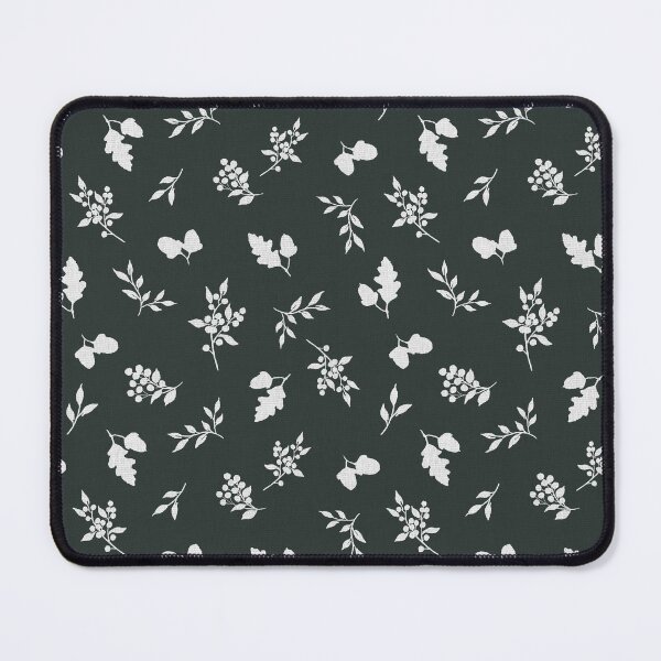 Item preview, Woodland Acorn Berry Toss silhouettes Autumn Watercolor Pattern evergreen designed and sold by Designs by christel_treiber.