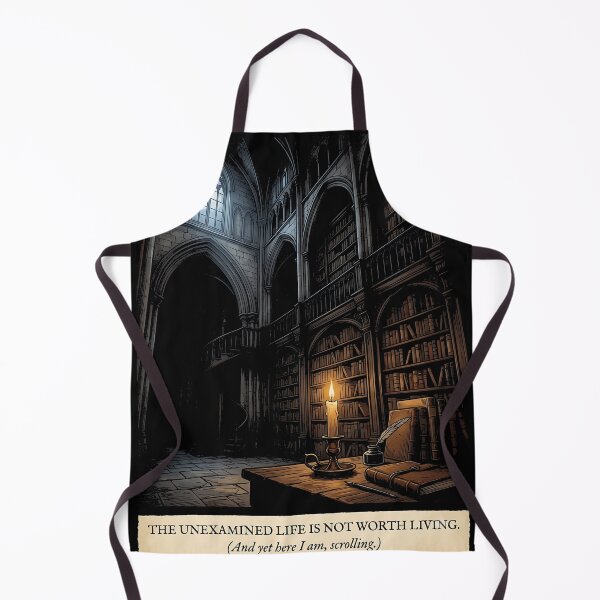 Item preview, The Unexamined Life Is Not Worth Living And Yet Here I Am Scrolling – Philosophy Humor Gift designed and sold by Velustro Shop.