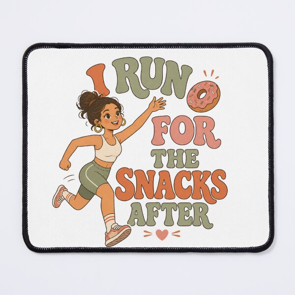 Item preview, I Run for the Snacks After Funny Running Design designed and sold by SnortStudio.