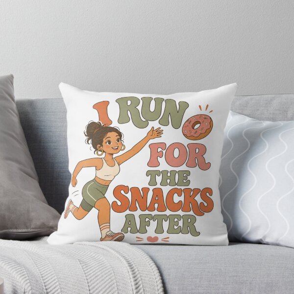 Item preview, I Run for the Snacks After Funny Running Design designed and sold by SnortStudio.