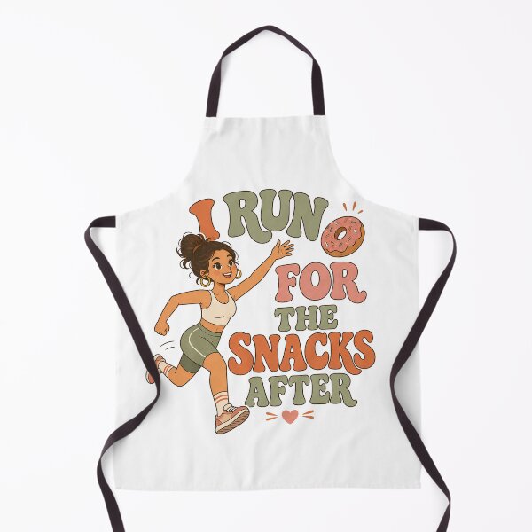 Item preview, I Run for the Snacks After Funny Running Design designed and sold by SnortStudio.