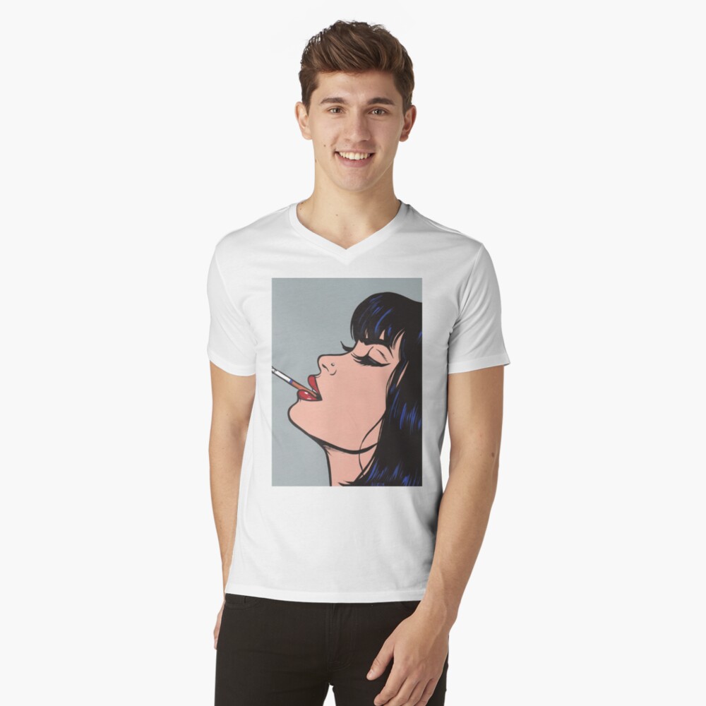 Item preview, V-Neck T-Shirt designed and sold by turddemon.