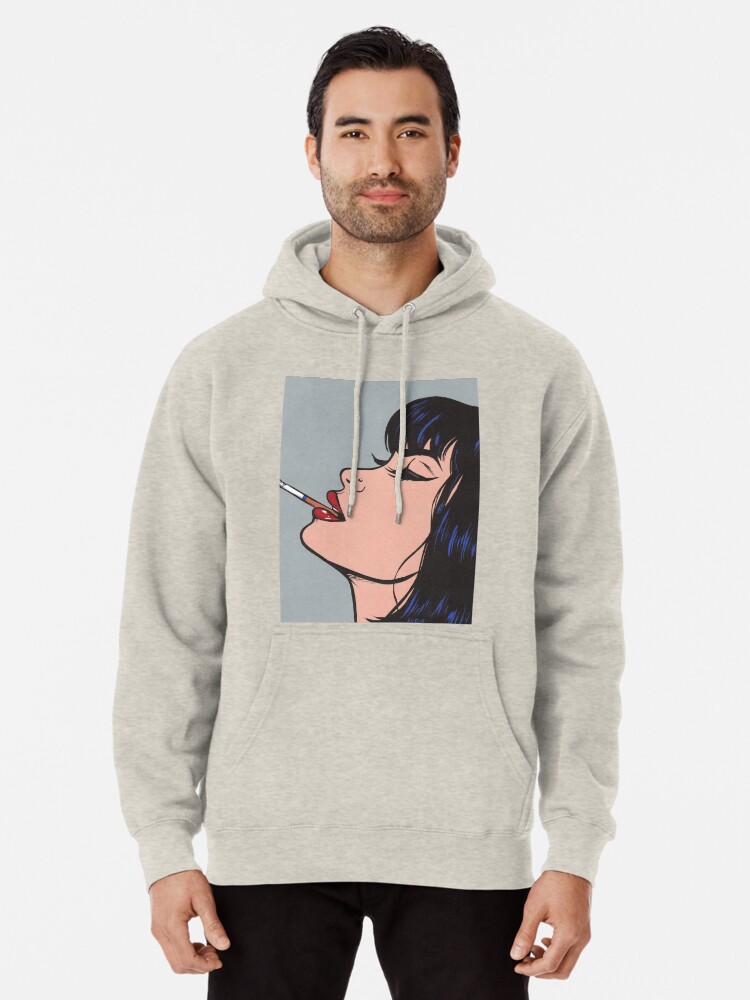 smoking girl sweatshirt