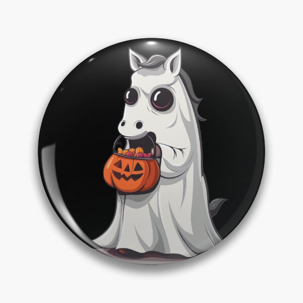 Item preview, Trick Or Trot Halloween Shirt - Funny Ghost Horse T-Shirt - Cute Equestrian Halloween Gift designed and sold by VectorForge.