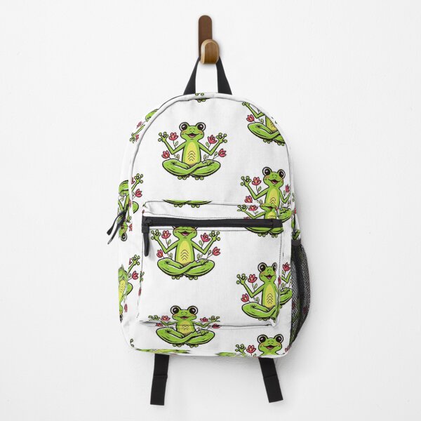 Item preview, Zen Frog Yoga Illustration | Cute Meditating Frog Peaceful Animal Art designed and sold by Pro AguiZoul Art.