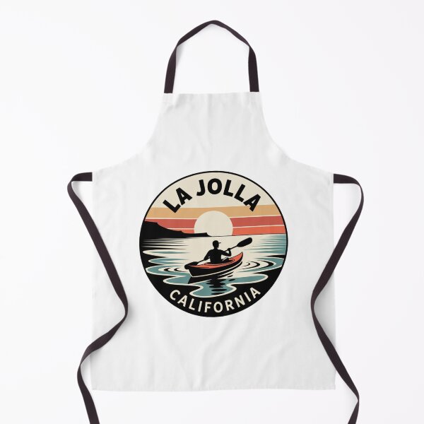Item preview, La Jolla California: Sunset Kayak Badge designed and sold by CircinusStore.