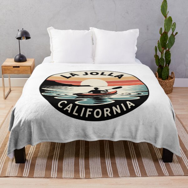 Item preview, La Jolla California: Sunset Kayak Badge designed and sold by CircinusStore.