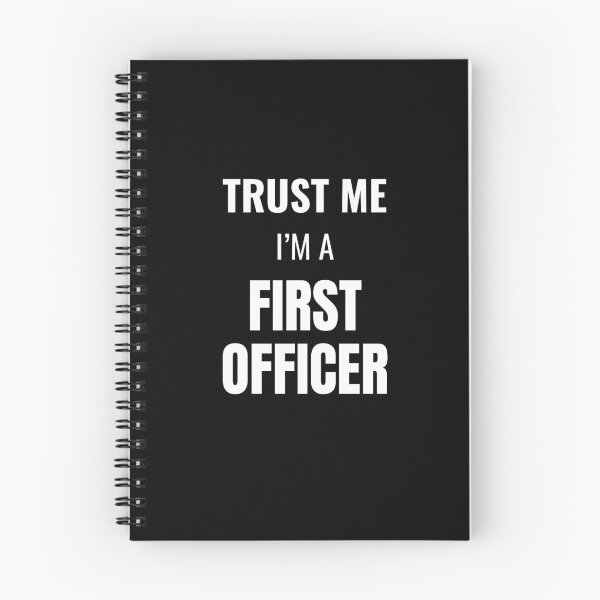 Item preview, Trust Me I'm a First Officer (White) designed and sold by ShipCrewNation.