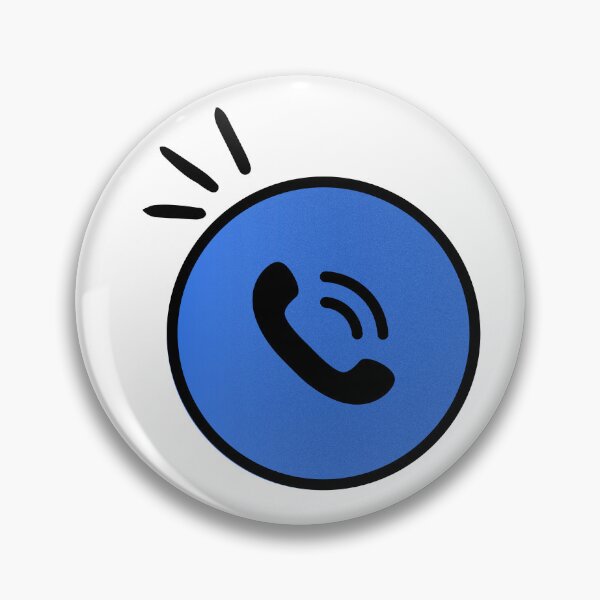 Item preview, Blue Phone Call Icon Sticker designed and sold by سله أرت.