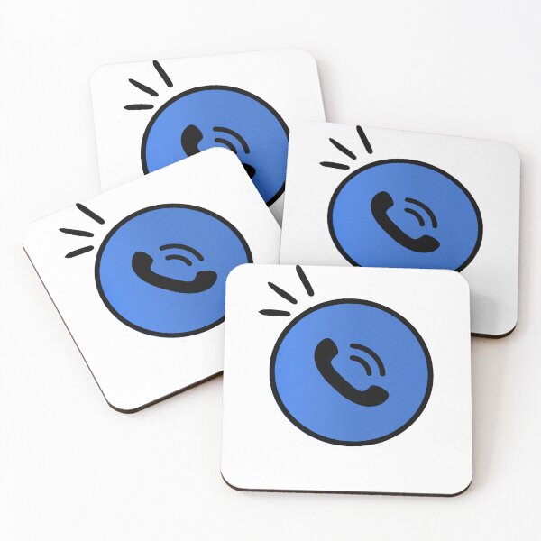 Item preview, Blue Phone Call Icon Sticker designed and sold by سله أرت.