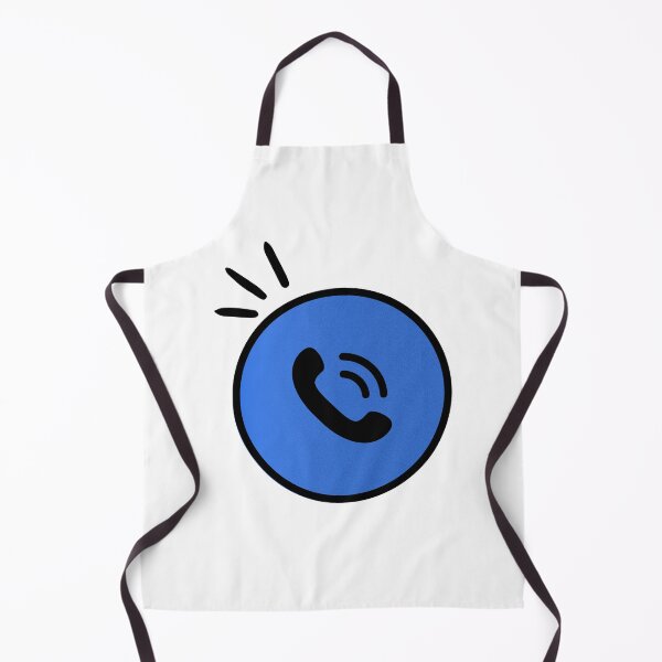 Item preview, Blue Phone Call Icon Sticker designed and sold by     Sela Art .