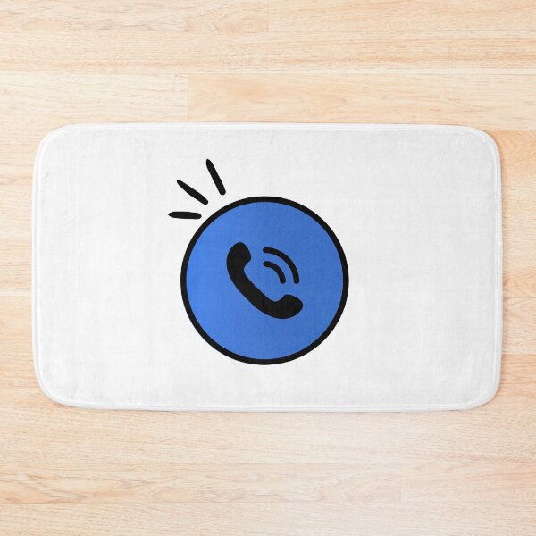 Item preview, Blue Phone Call Icon Sticker designed and sold by     Sela Art .