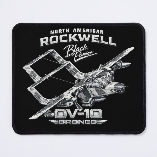 Item preview, North American Rockwell OV-10 Bronco Black Ponies Sketch | Military Aircraft Line Art | Vietnam War Aviation designed and sold by Aerolovers.