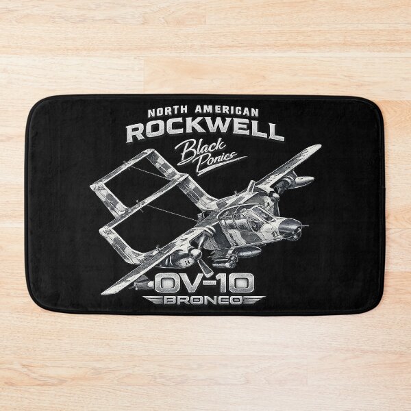 Item preview, North American Rockwell OV-10 Bronco Black Ponies Sketch | Military Aircraft Line Art | Vietnam War Aviation designed and sold by Aerolovers.