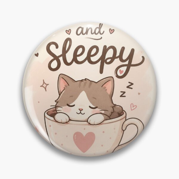 Item preview, Cute & Sleepy Cat in a Cup Cartoon | Kawaii Kitty Coffee Cup | Cozy Cat Illustration designed and sold by Cartoon art with a purpose ❤️ Supporting Althea’s friends .