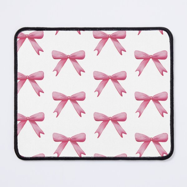 Item preview, Chic Pink Coquette Ribbon Bow Delicate Sparkle Illustration designed and sold by StoriesInGrain.