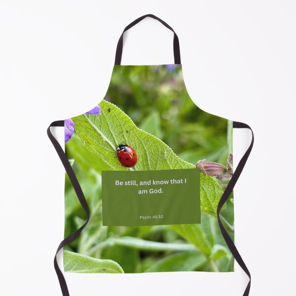 Item preview, Psalm 46:10 ladybug background designed and sold by happytraveller1.