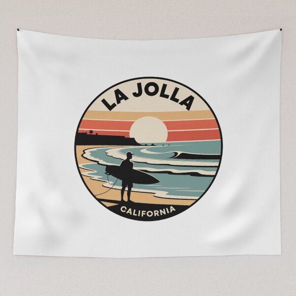 Item preview, La Jolla California: Sunset Surfer designed and sold by CircinusStore.
