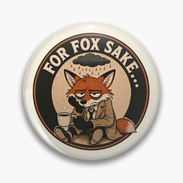 Item preview, For Fox Sake Funny Fox Pun Sarcastic Animal Gift designed and sold by Anyshca.