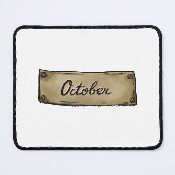 Item preview, October designed and sold by RickTShop.